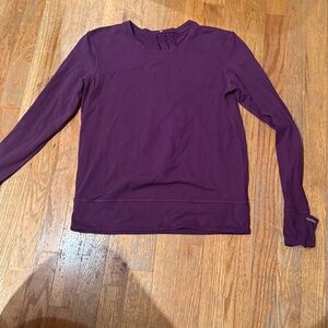 lululemon athletica Purple Long Sleeve Tee